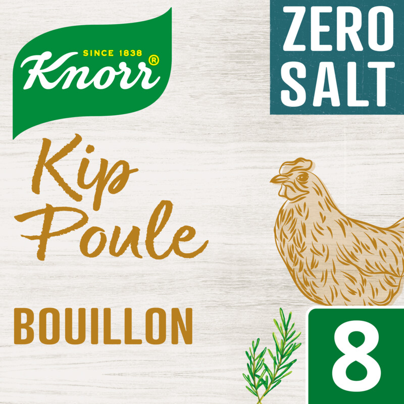 Knorr Kip poule bouillon zero salt reserveren Albert Heijn