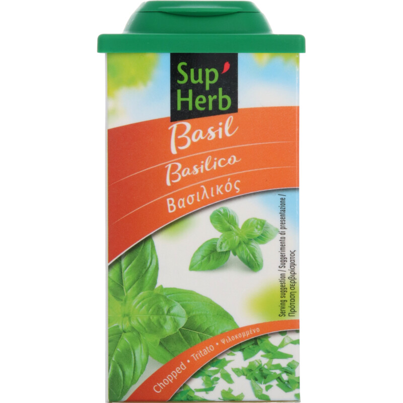 Een afbeelding van Sup'herb Basilicum losgevroren