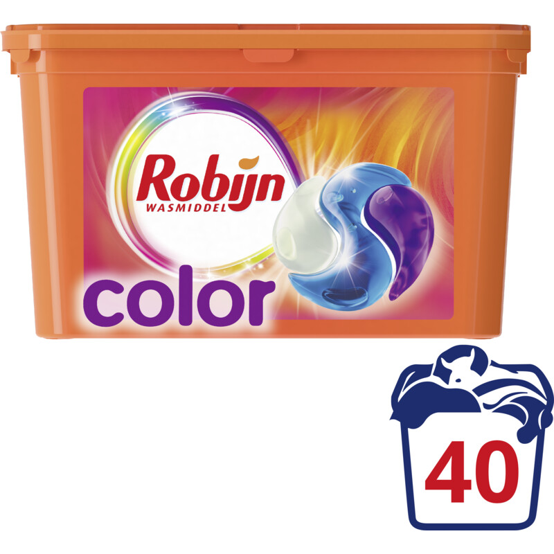 Een afbeelding van Robijn Wasmiddel caps color