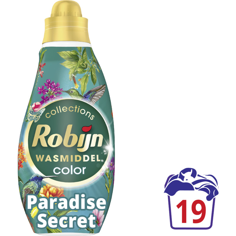 Een afbeelding van Robijn Color paradise secret wasmiddel
