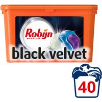 Een afbeelding van Robijn Wasmiddel caps black velvet