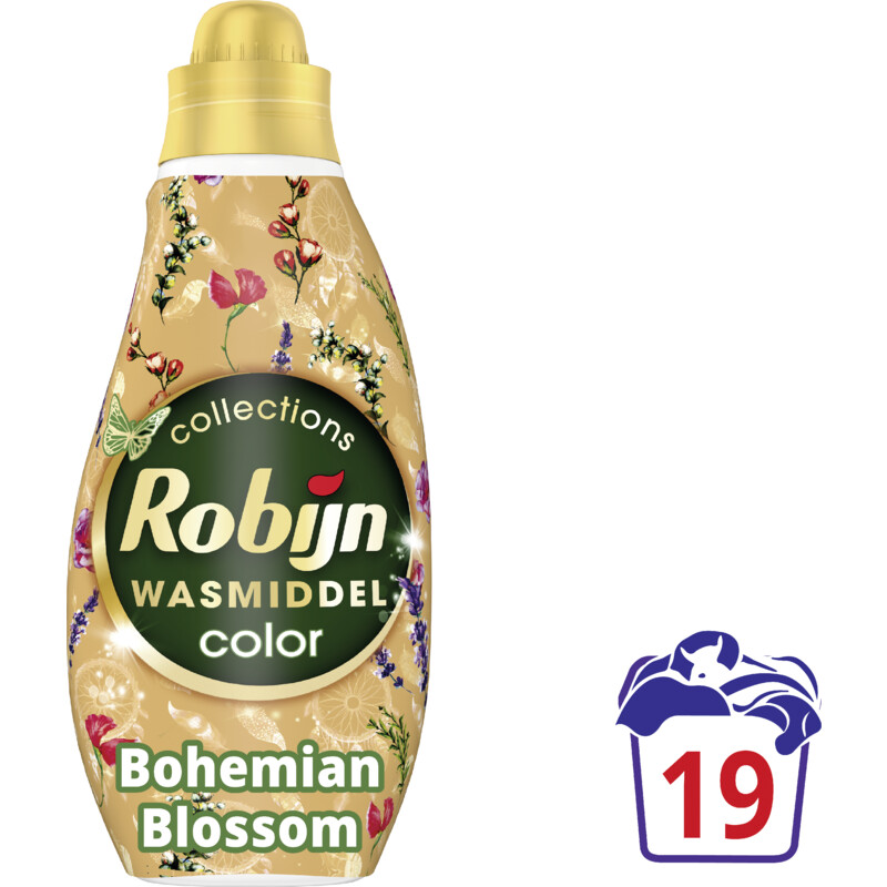 Een afbeelding van Robijn Bohemian blossom vloeibaar wasmiddel
