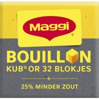 Een afbeelding van Maggi Kubor bouillonblokjes minder zout