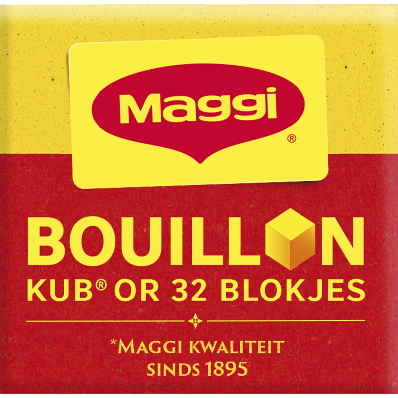 Een afbeelding van Maggi Kubor bouillonblokjes minder zout