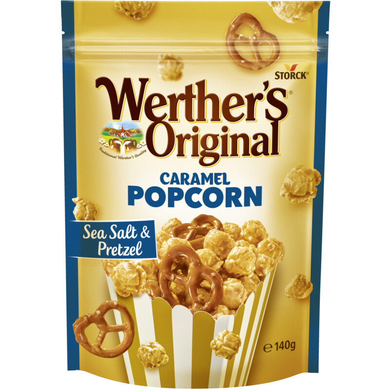 Een afbeelding van Werther's Original Caramel popcorn sea salt & pretzel