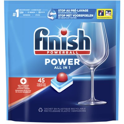 Finish Power all in 1 vaatwastabletten