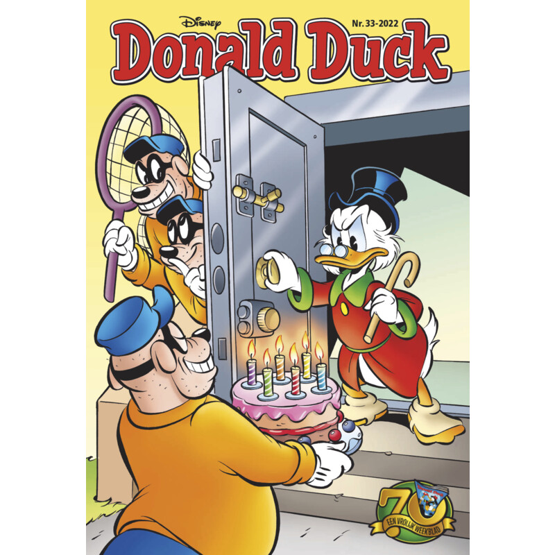 Een afbeelding van Donald duck bel