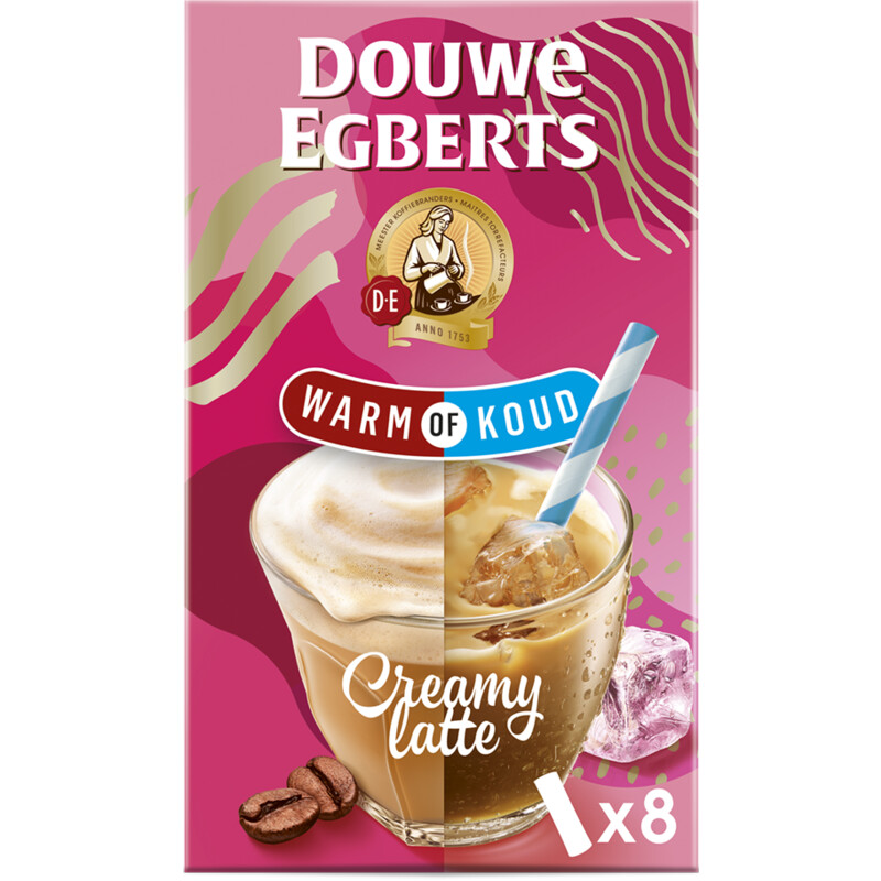 Secretaris periode Ambient Douwe Egberts Warm of koud creamy latte bestellen | Albert Heijn