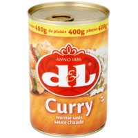 Een afbeelding van D&L D&l curry warme saus BEL