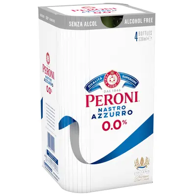 pdp-image-Peroni Nastro azzurro Italiaans bier 0.0 4-pack