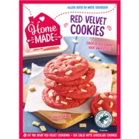 Een afbeelding van Homemade Mix voor red velvet cookies