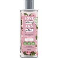 Een afbeelding van Love Beauty & Planet Muru muru butter&rose moisture showergel