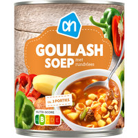 Een afbeelding van AH Rijkgevulde goulash soep met rundvlees