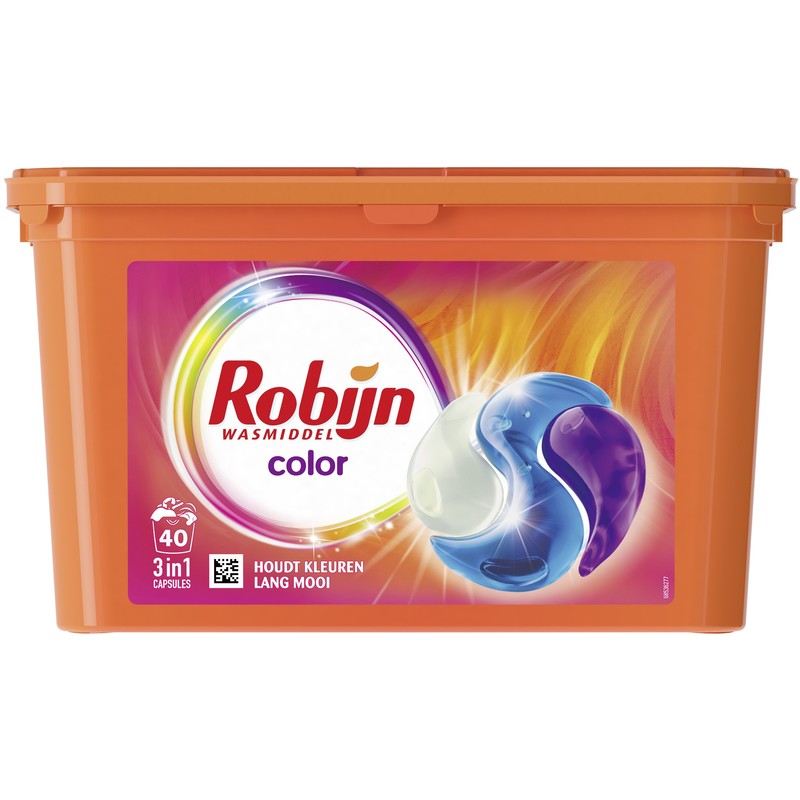 Een afbeelding van Robijn Wasmiddel caps color