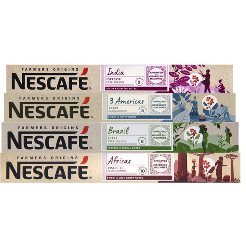 Een afbeelding van Nescafé Farmers Origins Koffiecup Pakket