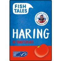 Een afbeelding van Fish Tales Haring in tomatensaus