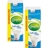 Een afbeelding van Campina Halfvolle melk voordeelpakket	