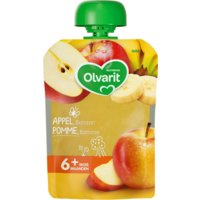 Een afbeelding van Olvarit Knijpfruit appel banaan 6+