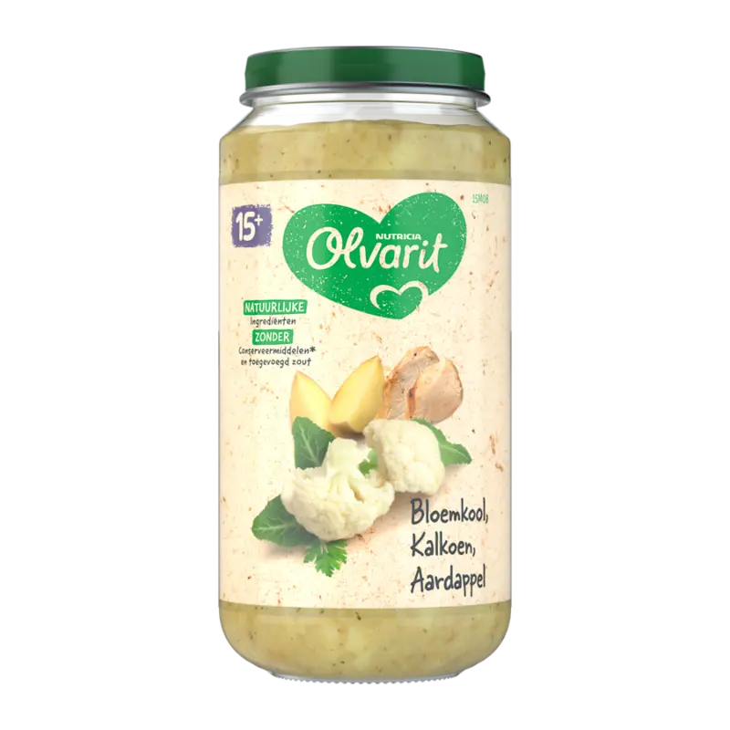 Olvarit Bloemkool kalkoen aardappel 15m+