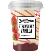 Een afbeelding van Zuivelhoeve Roomyoghurt strawberry vanilla