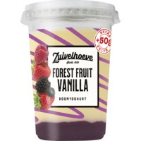 Een afbeelding van Zuivelhoeve Roomyoghurt forest fruit vanilla