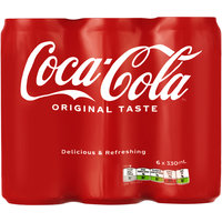Een afbeelding van Coca-Cola Blik 6-pack BEL