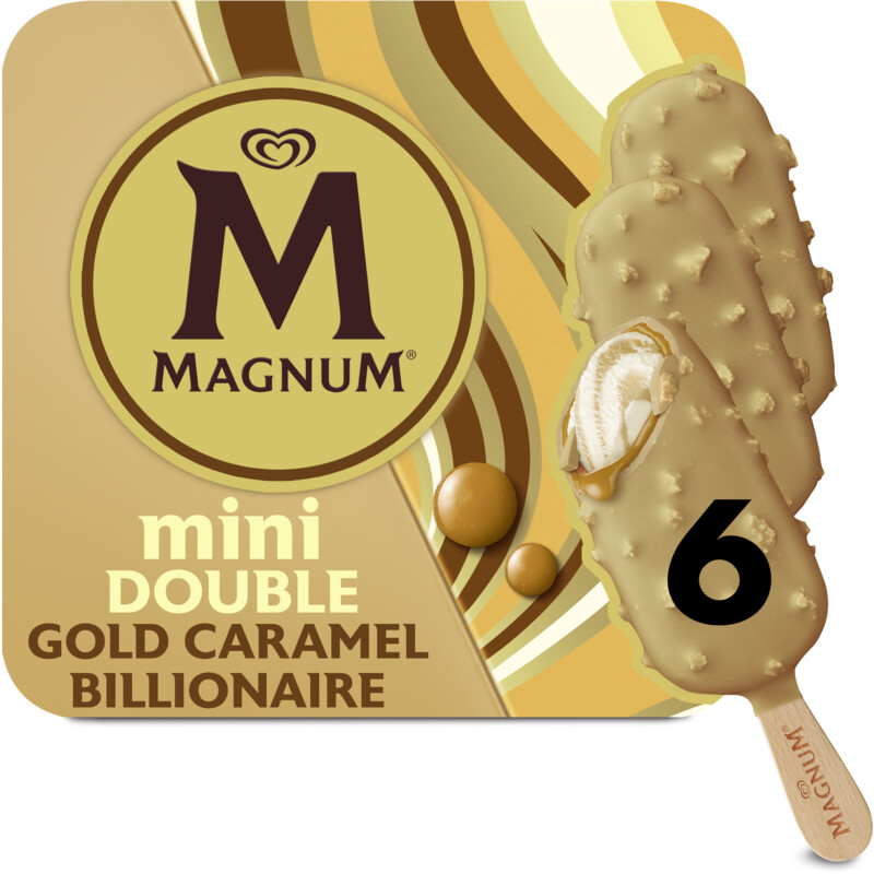 Een afbeelding van Magnum Mini double gold caramel