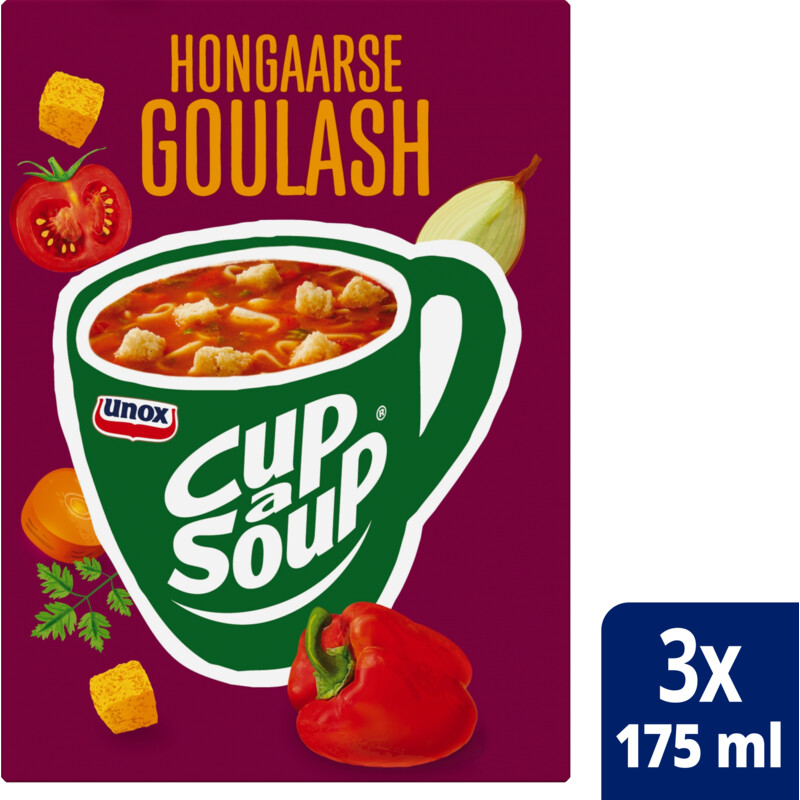 Een afbeelding van Unox Cup-a-soup Hongaarse goulash