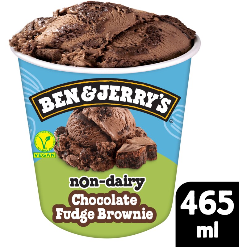 Een afbeelding van Ben & Jerry's Chocolate fudge brownie non-dairy