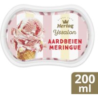 Een afbeelding van Hertog Ijssalon mini aardbeien meringue