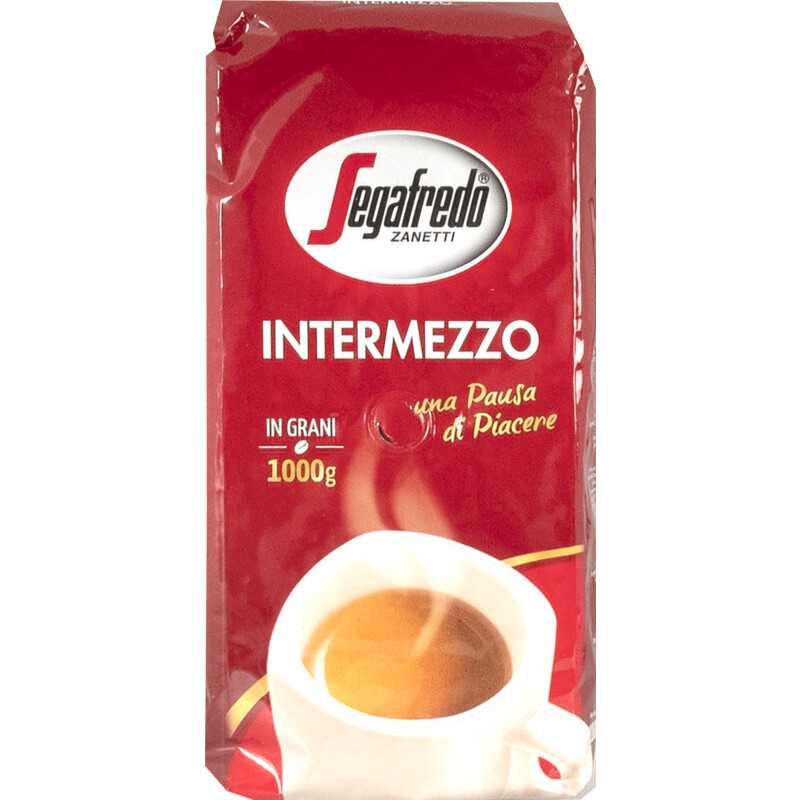 Een afbeelding van Segafredo Intermezzo bonen