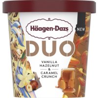 Een afbeelding van Häagen-Dazs Duo vanilla hazelnut ijs