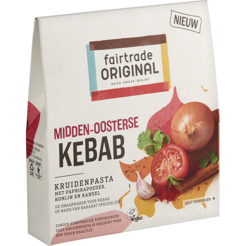 Een afbeelding van Fairtrade Original Midden-oosterse kebab kruidenpasta