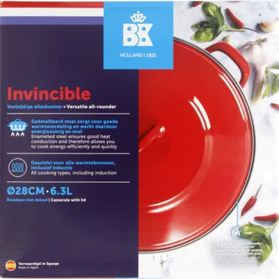 pdp-image-BK Invincible braadpan rood 28cm