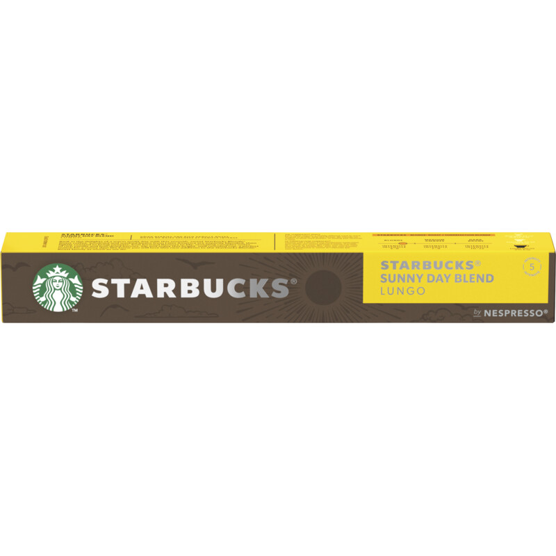Een afbeelding van Starbucks Nespresso sunny day blend capsules