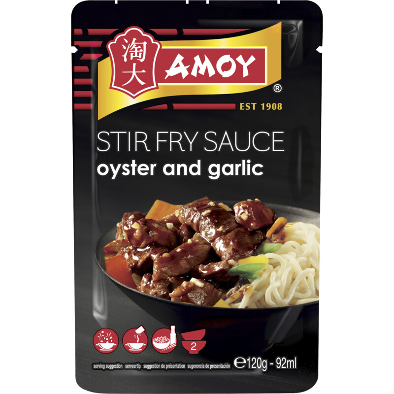 Amoy Stir fry sauce oystergarlic reserveren Albert Heijn