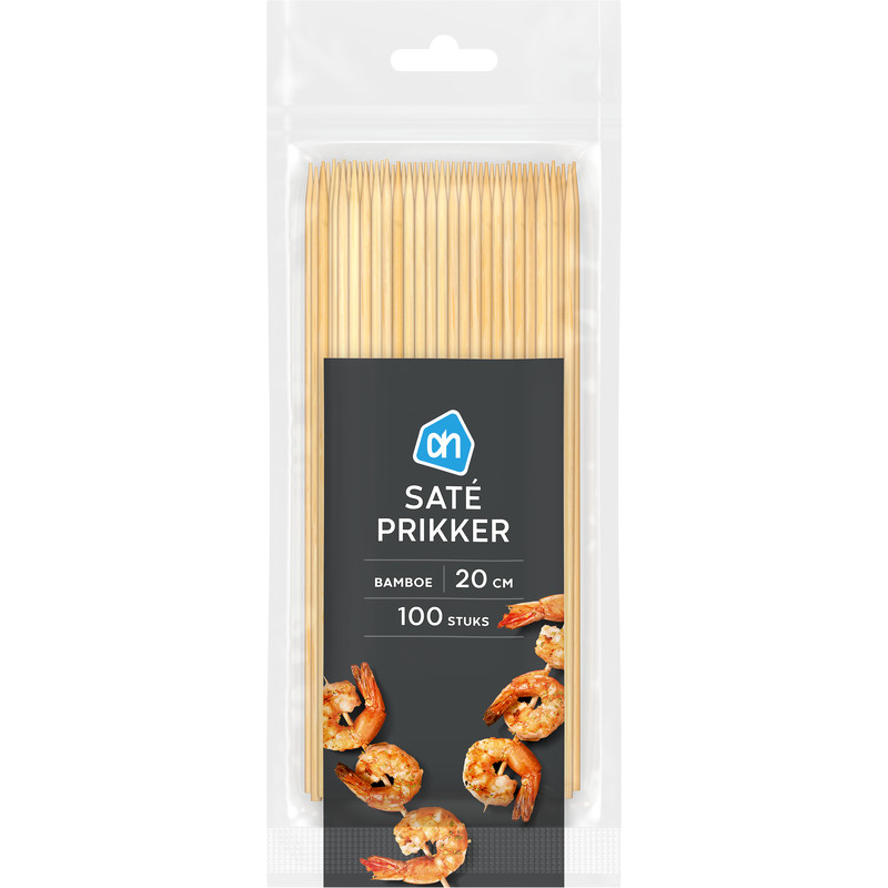 Een afbeelding van AH Sateprikkers bamboe 20cm