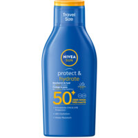 Een afbeelding van Nivea Sun protect & hydrate spf50+ mini milk