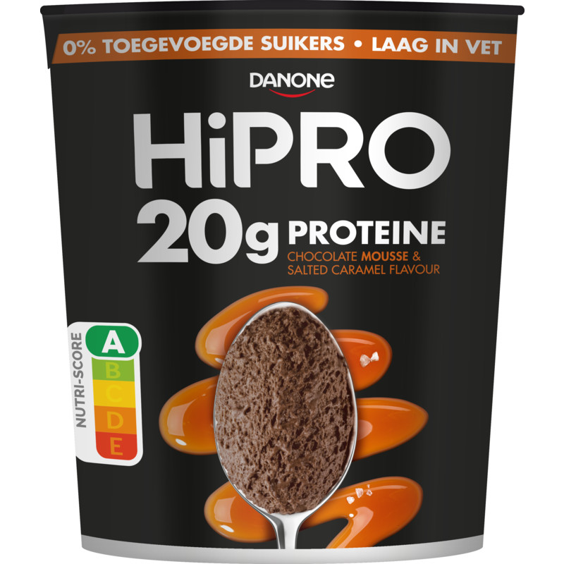 Een afbeelding van HiPRO Protein mousse salted caramel
