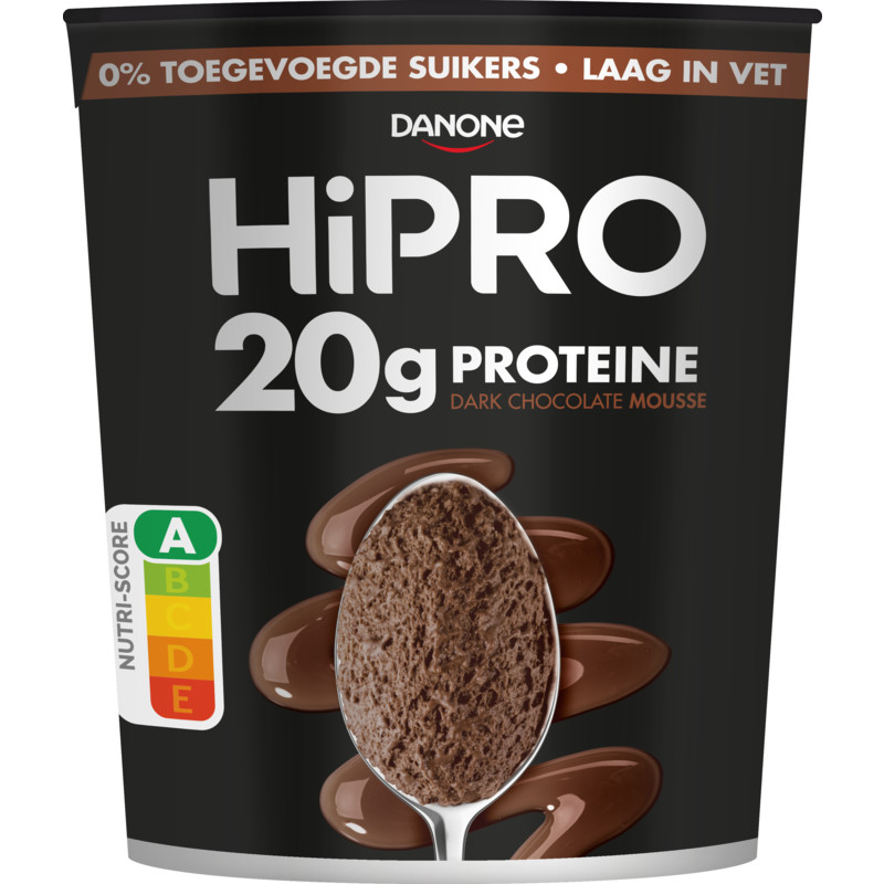 Een afbeelding van HiPRO Protein mousse dark chocolate