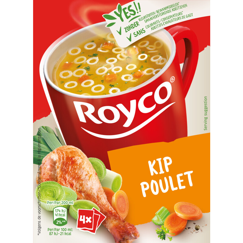 Een afbeelding van Royco Minute soup classic Kip BEL