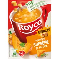 Een afbeelding van Royco Minute soup crunchy Pompoens BEL