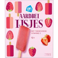 Een afbeelding van AH Aardbei ijsjes met vitamine c