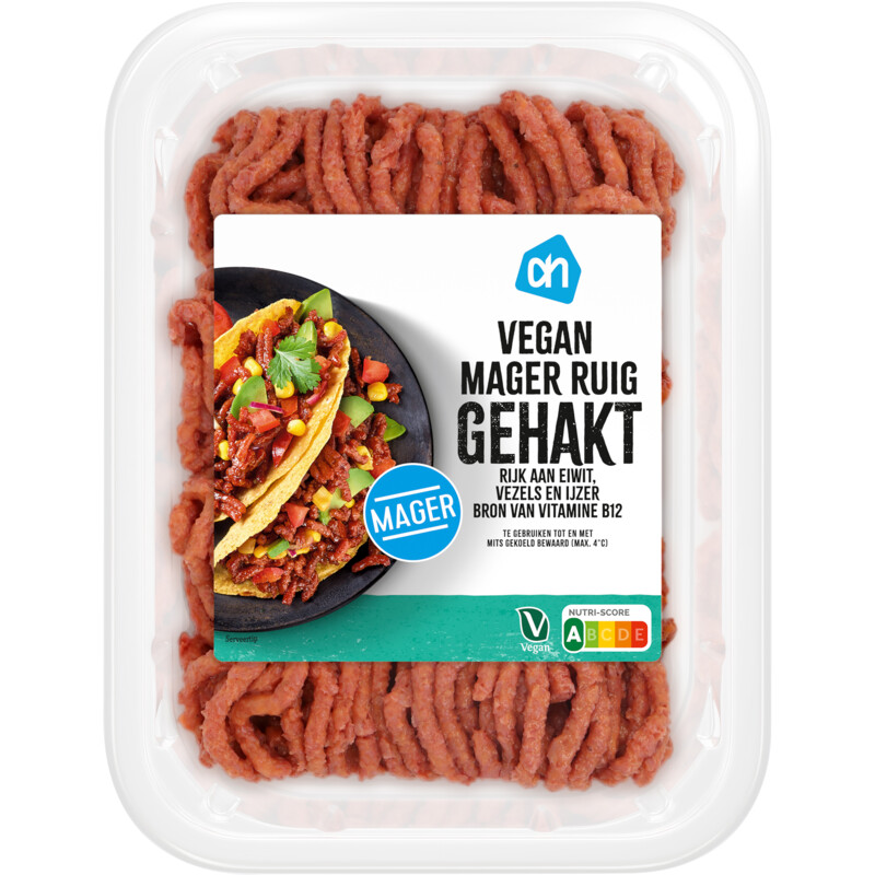 Een afbeelding van AH Vegan ruig gehakt