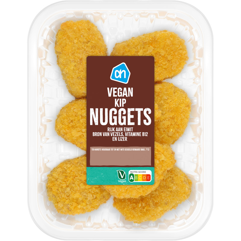 Een afbeelding van AH Vegan kipnuggets