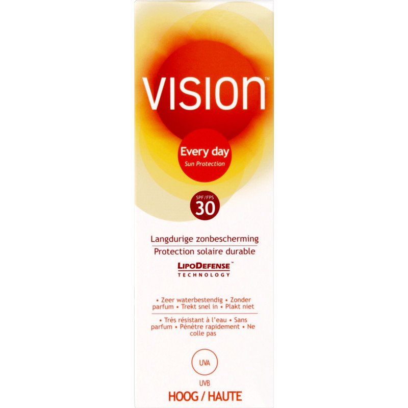 Een afbeelding van Vision Zonnebrand spf30 parfumvrij