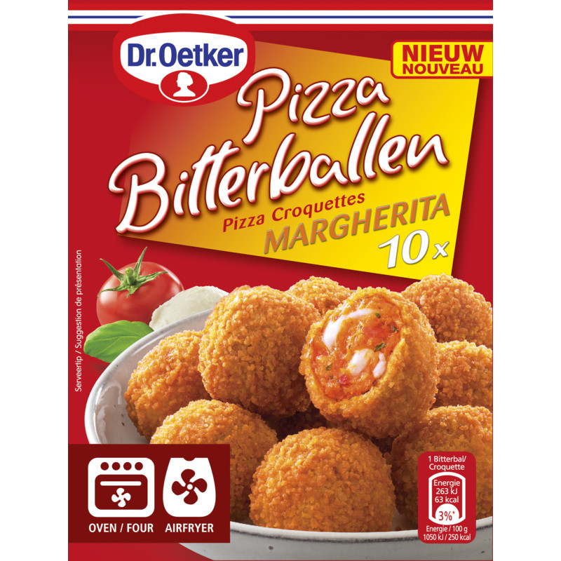 Een afbeelding van Dr. Oetker Pizza bitterballen margherita