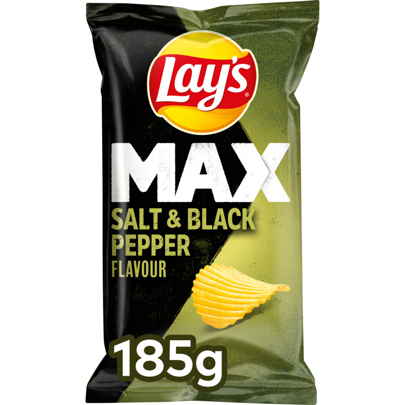 Een afbeelding van Lay's Max salt & black pepper flavour