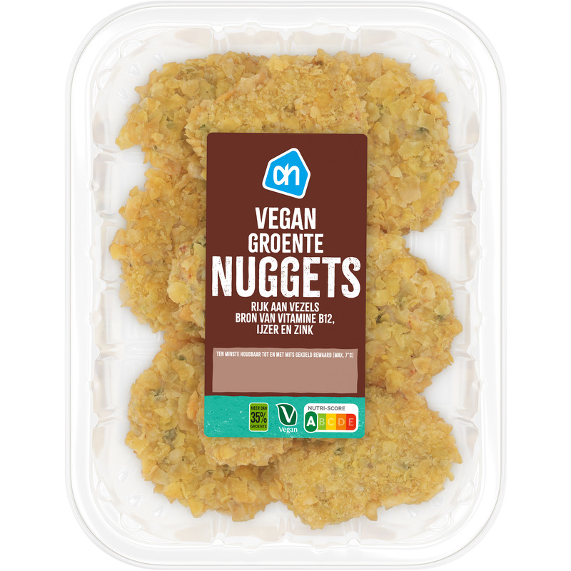 Een afbeelding van AH Vegan groente nuggets