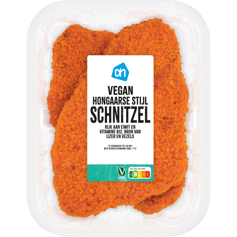 Een afbeelding van AH Vegan hongaarse schnitzel